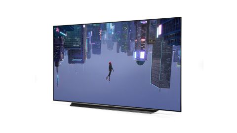 Curved TV Image