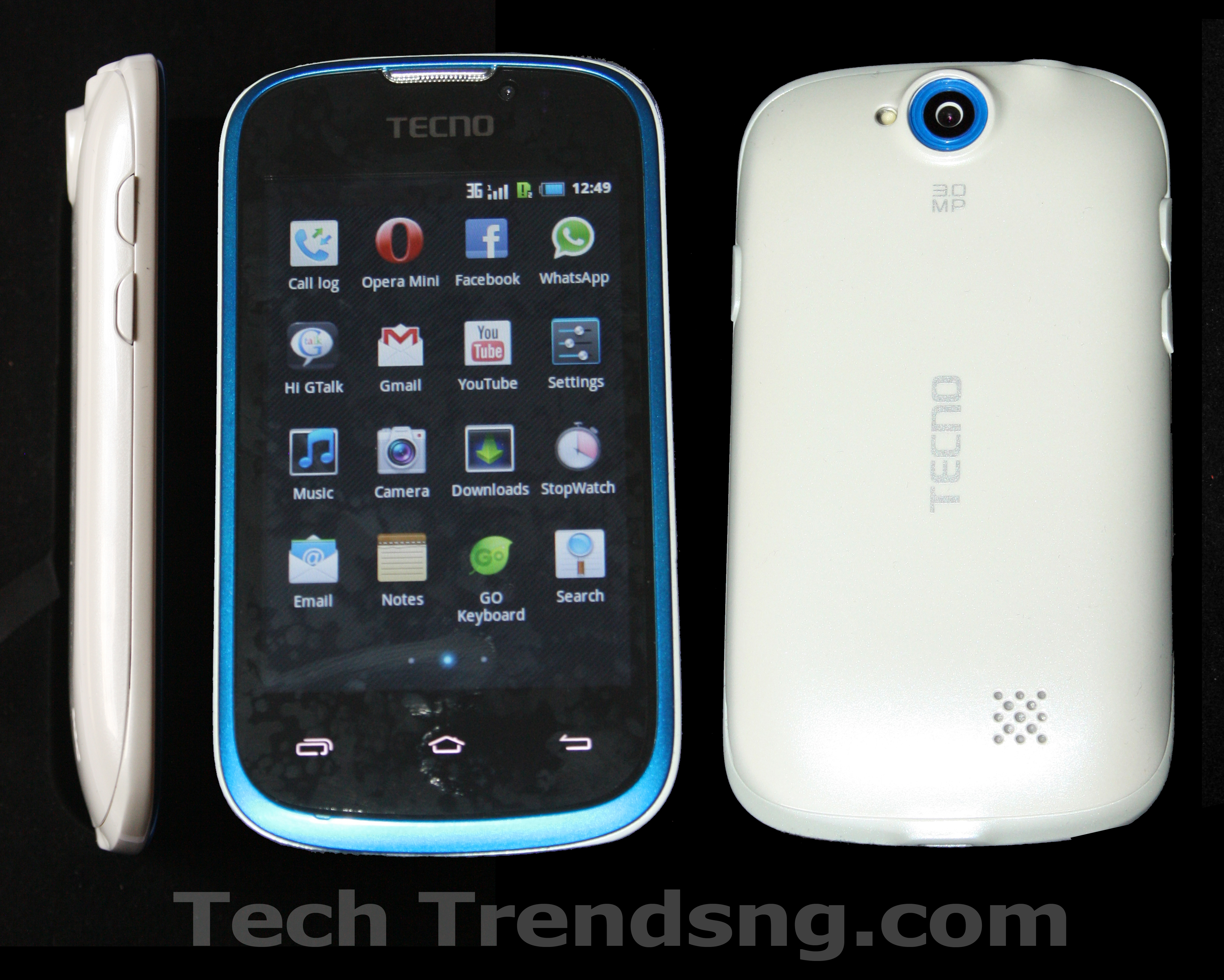 TECNO P3-Smooth, Stylish, Affordable Dual-SIM Smartphone.
  