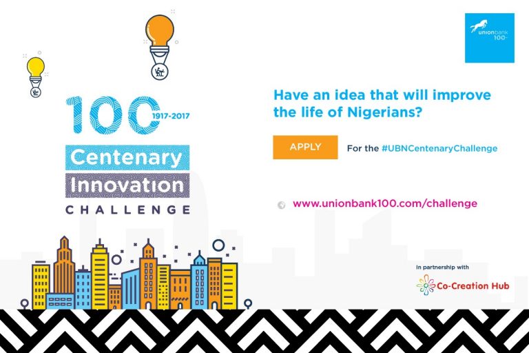 Enter For The Union Bank Nigeria Centenary Innovation Challenge
  