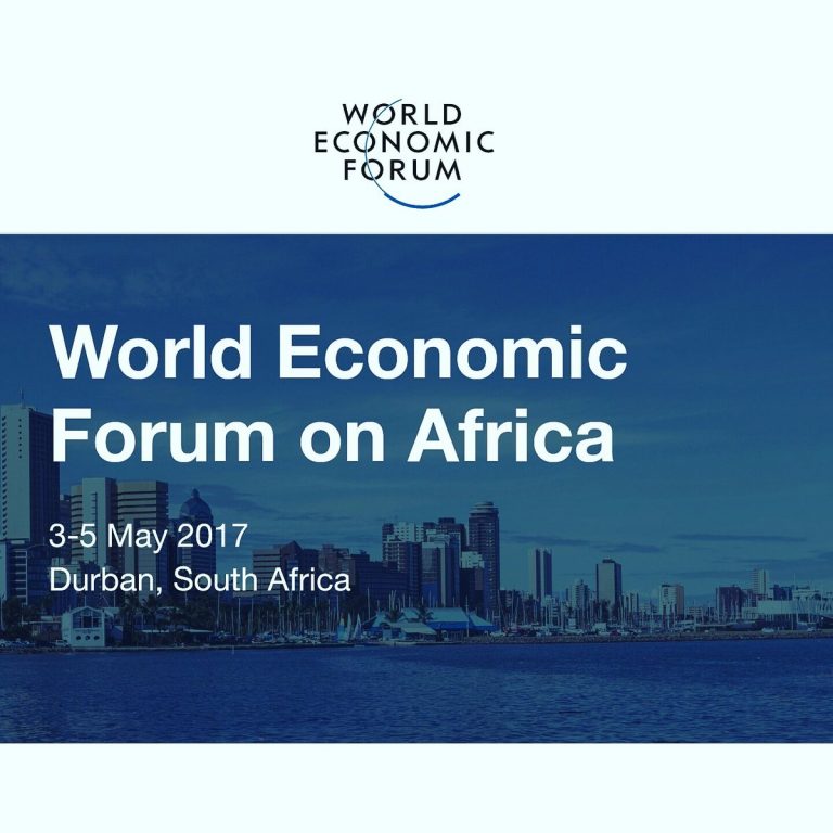 World Economic Forum on Africa to Hold in Durban 3-5 May 2017
  
