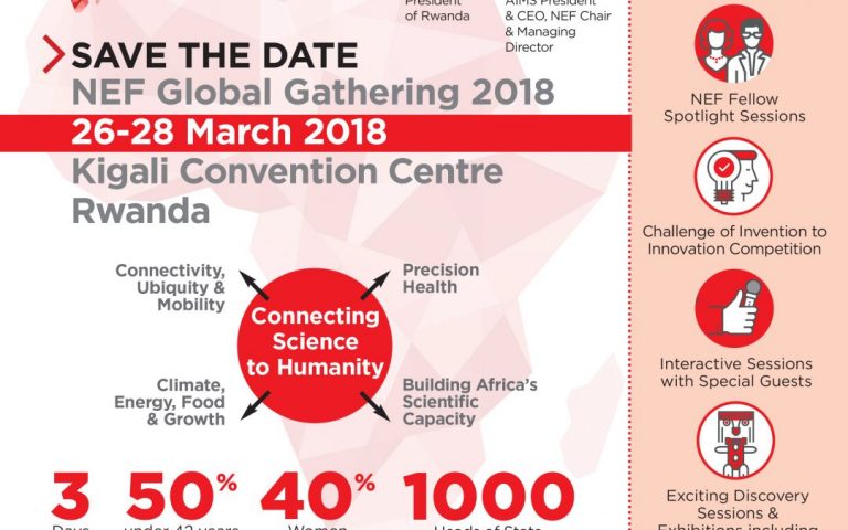 Next Einstein Forum(NEF) Global Gathering 2018 Holds in Rwanda
  