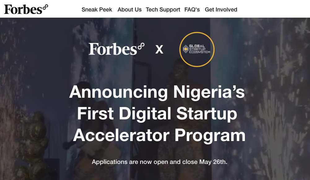 GSE Forbes Nigeria Digital Accelerator