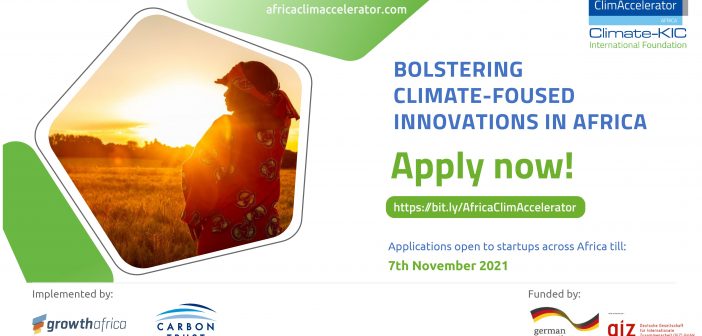 Climate-focused innovations invited to apply for Africa ClimAccelerator
  