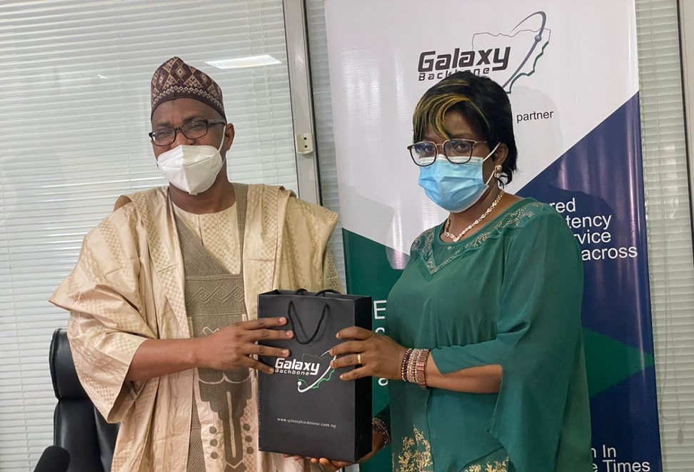 L-r: Professor Mohammad Bello Abubakar, managing director/CEO at GBB with Ms. Tabod Jacqueline Mejand, the Country’s inspector general for the Cameroonian Ministry of Public Service & Administrative Reforms