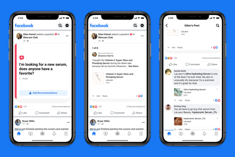 Facebook launches Shops in Groups and Live Shopping for Creators
  