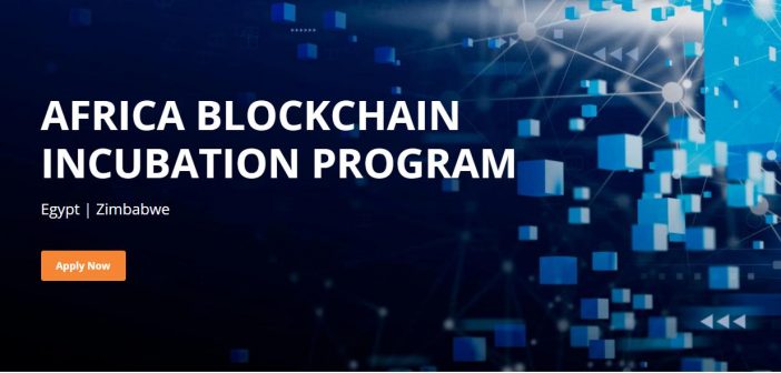 Egyptian and Zimbabwean blockchain startups are encouraged to apply for the incubation program