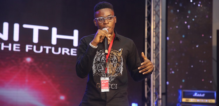 Zennith Chain CEO, Jonathan Emmanuel at the Technext Coinference 2021