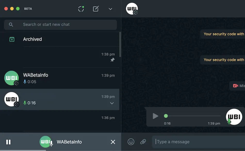 WhatsApp is testing a desktop version of the Global Voice Message Player, as well as a new media visibility option and a redesigned caption menu
  