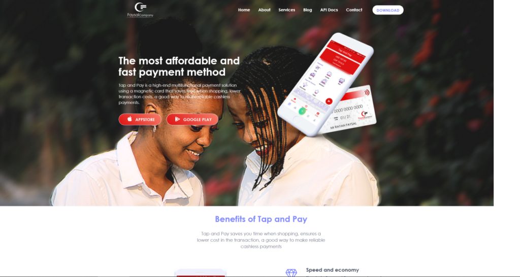 Faysal Company web platform