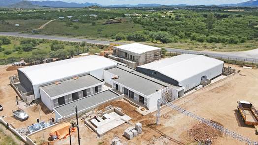 Constructions are currently underway at the Armada Data Centre Facility in Windhoek, Namibia.