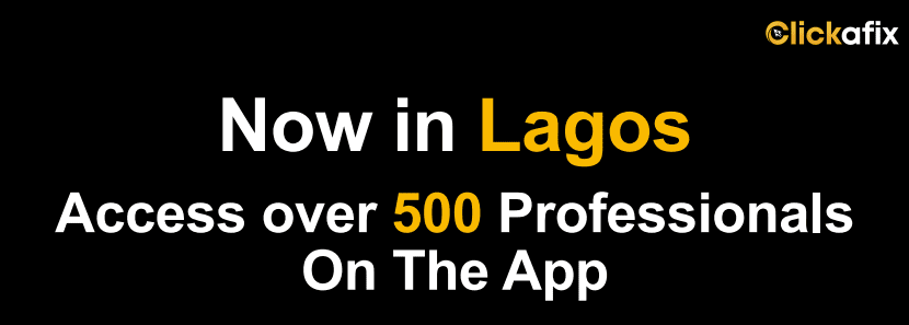 Available in Lagos only, users simply have to download the Clickafix app on Google Play and Apple’s App Store to get started.