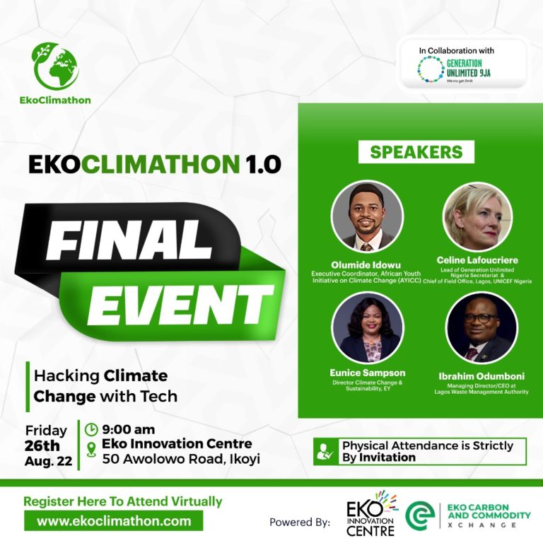 EKOCLIMATHON 1.0 Hackathon Closing Ceremony to hold on August 26th
  