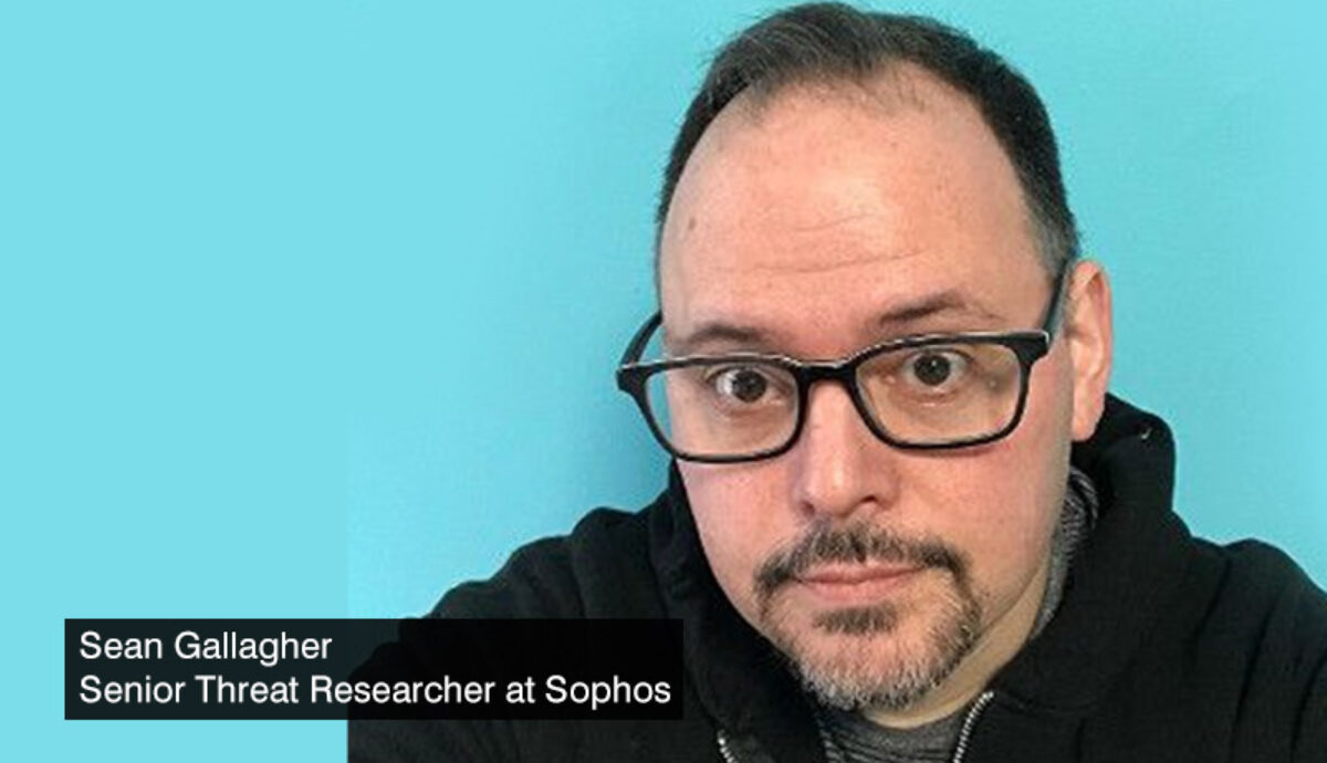 Sean Gallagher, Senior Threat Researcher at Sophos
