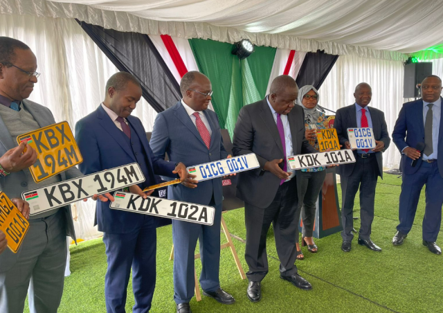 Kenyan Government Announces new Digital Number Plates
  