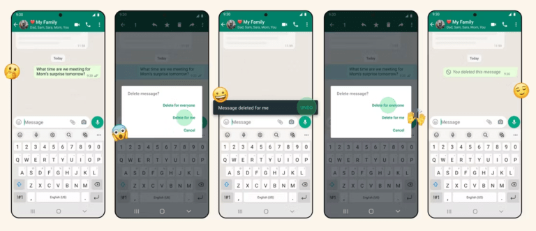 WhatsApp: You Can Now Undo Delete For Me Messages
  