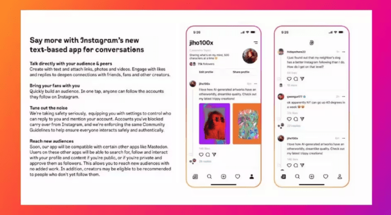 By June 2023, Instagram may launch a text-based app to compete with Twitter.