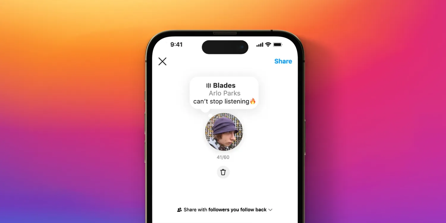 Instagram’s Latest Feature, Notes Will Allow You to Set Your Status to a Song