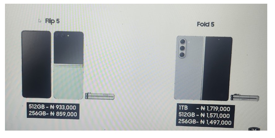 Price of Samsung Galaxy Z Flip5 in Nigeria