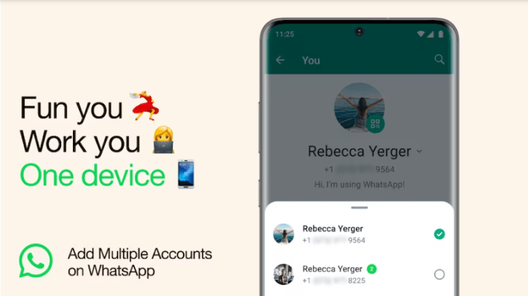 WhatsApp Launches Multiple Accounts on Android