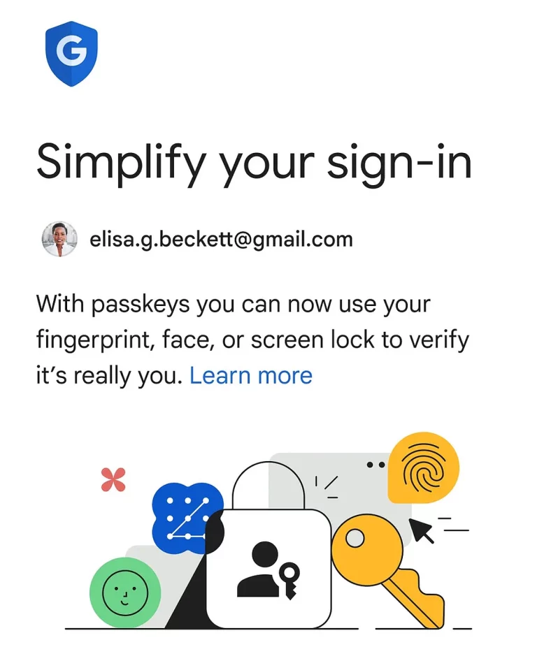 Google Introduces Passkeys for Personal Accounts to Replace Passwords