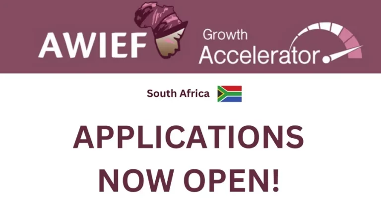 Applications are accepted for the 2024 AWIEF Growth Accelerator in SA.