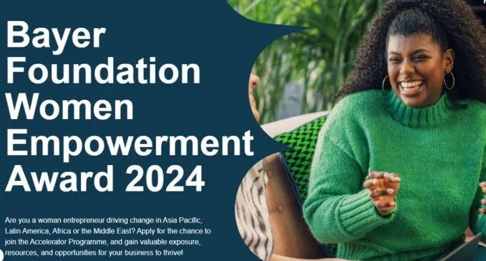 African women business owners are encouraged to apply for the 2024 Bayer Foundation Women Empowerment Award.
  