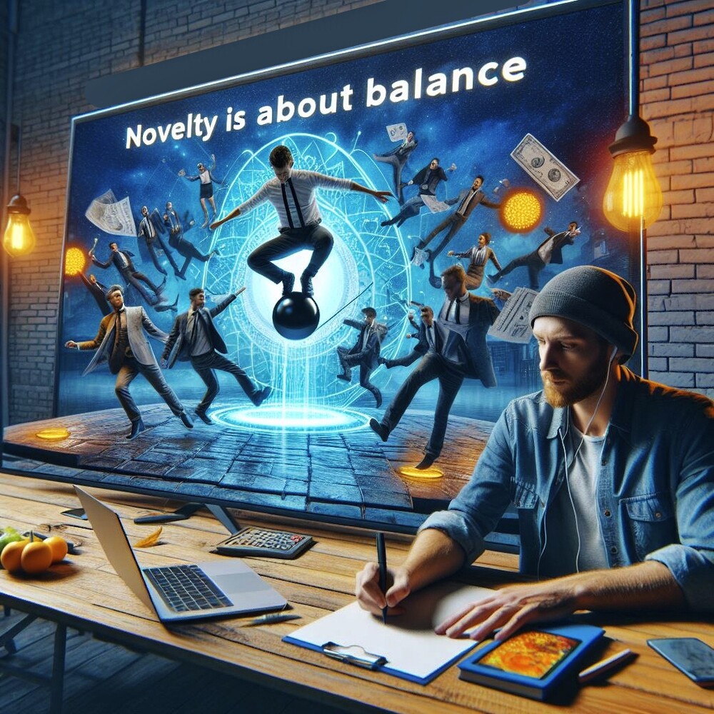 Novelty is about balance