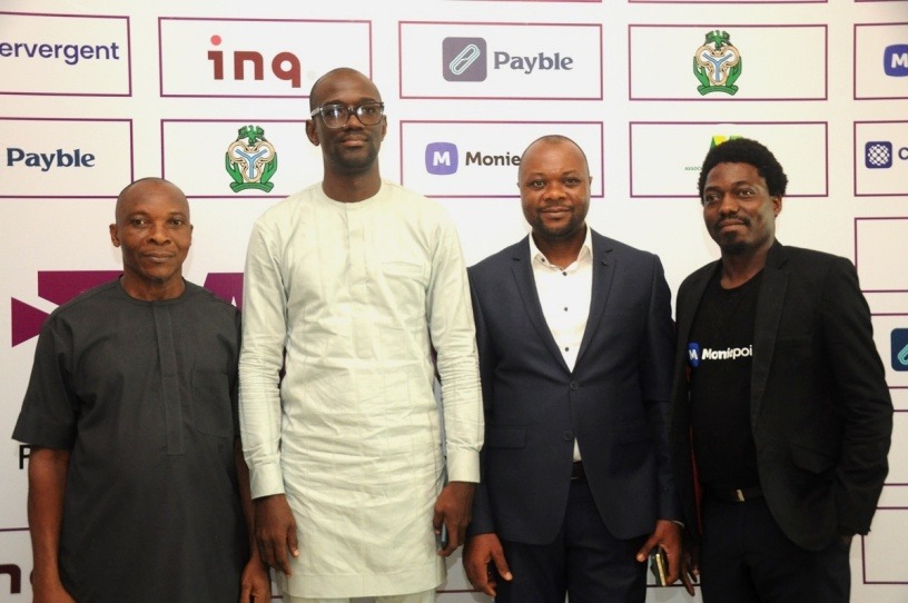 L-r: Chike Onwuegbuchi, co-founder, TechCastle Foundation; Efemena Ogie, Head, Partnership, Monipoint Inc.; Peter Oluka, Editor, Techeconomy, and Bemigho Awala, PR Manager for MoniePoint Inc, during, the Payments Forum Nigeria (PAFON 1.0) event on, 'Payments: Trust, Security and Privacy in AI era' held in Lagos recently.