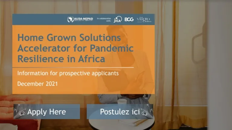 Application for the 4th AUDA-NEPAD accelerator is open to African healthcare businesses.
  
