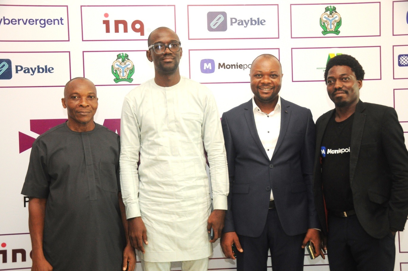 L-r: Chike Onwuegbuchi, co-founder, TechCastle Foundation; Efemena Ogie, Head, Partnership, Moniepoint Inc.; Peter Oluka, Editor, Techeconomy, and Bemigho Awala, PR Manager for MoniePoint Inc, during, the Payments Forum Nigeria (PAFON 1.0) event on, ‘Payments: Trust, Security and Privacy in AI era’ held in Lagos recently.