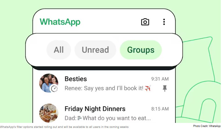 WhatsApp Added Chat Filters to Easily Recall Previously Read Messages
  