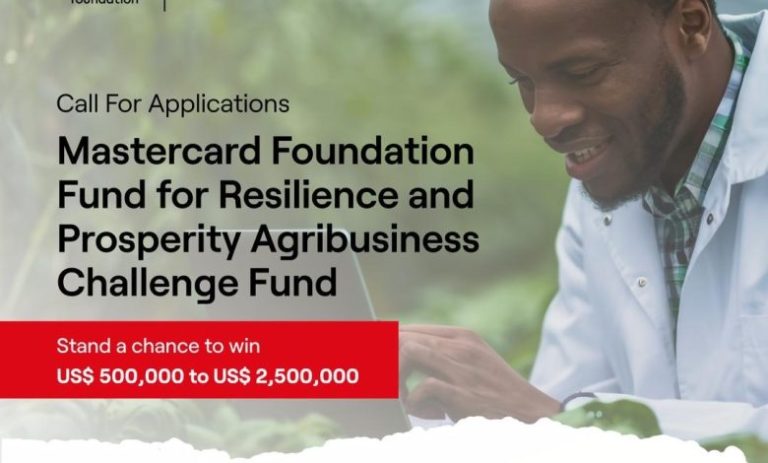 Apply for the Mastercard Foundation Fund for Resilience and Prosperity grant
  
