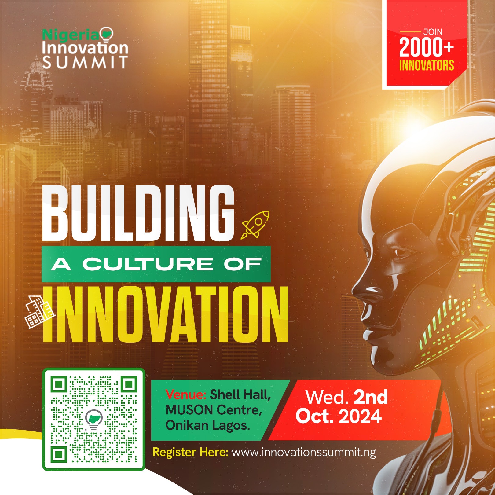 The organizers of the Nigeria Innovation Summit announce date, theme for NIS 9.0