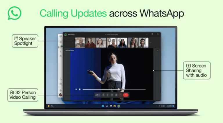 WhatsApp announces improved video calling features for mobile and desktop apps.
  