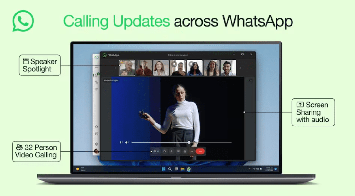 WhatsApp Announces Improved Video Calling