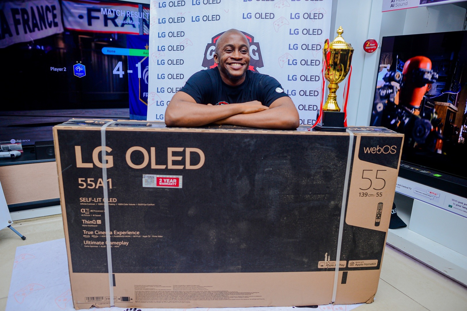 LG OLED Illuminates and Inspires at Gaming Finale in Lagos