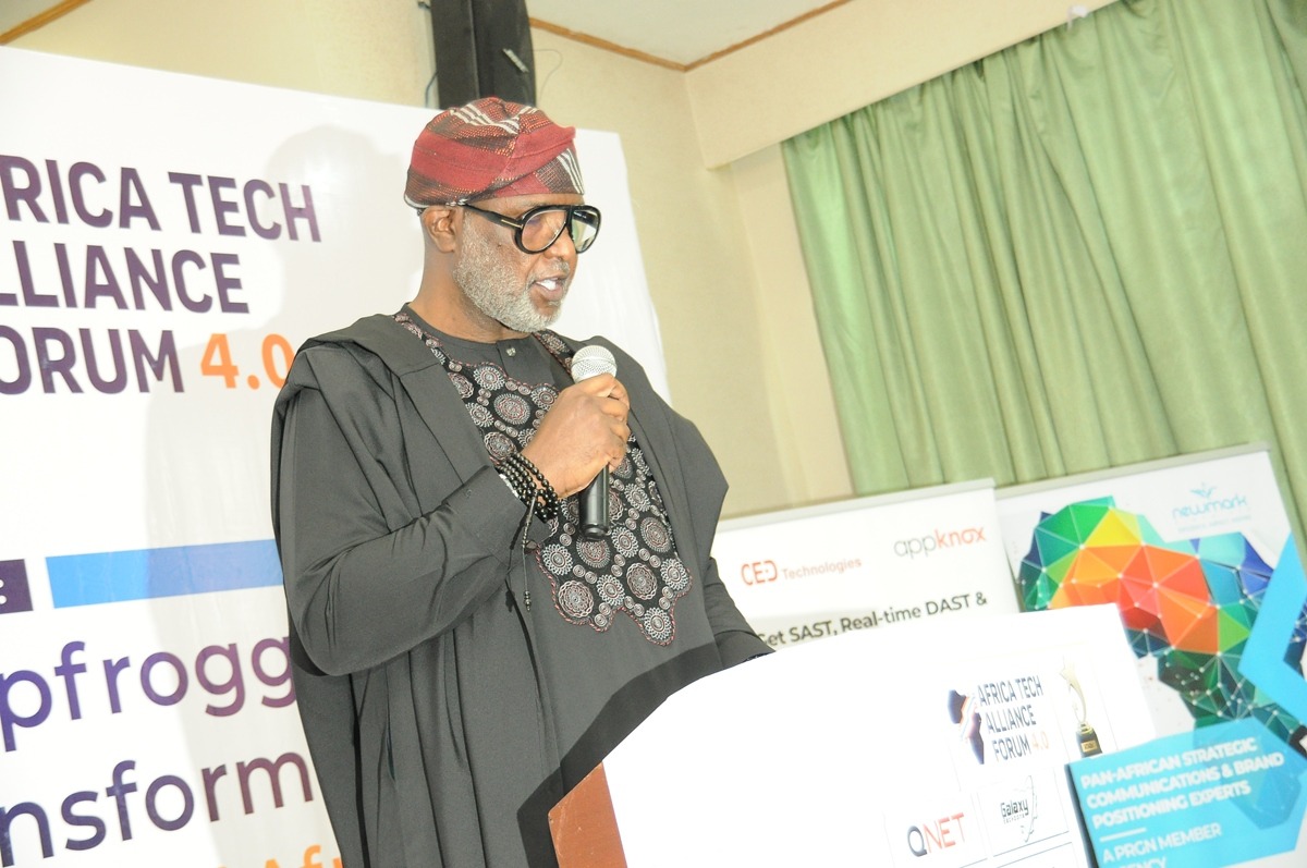 Mr. Biram Fall, the Regional General Manager, QNET Sub-Saharan Africa at Afritech