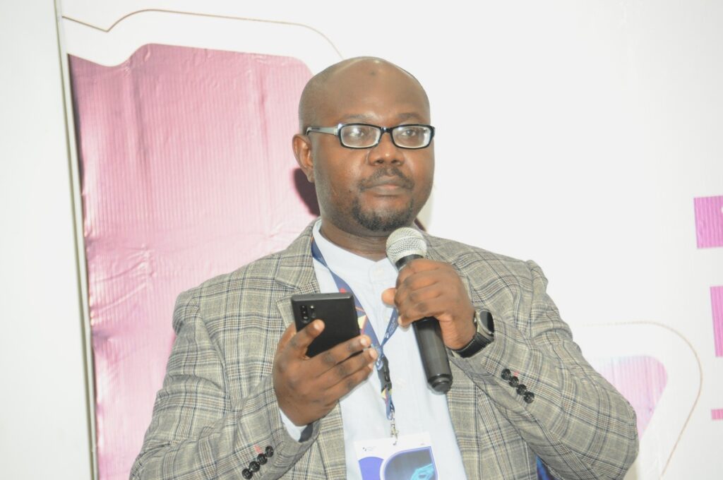 PHOTO: Oluwakayode Olatunji, CISO and Group Head of Information Security at Digital Encode Limited, speaking at AfriTECH 4.0