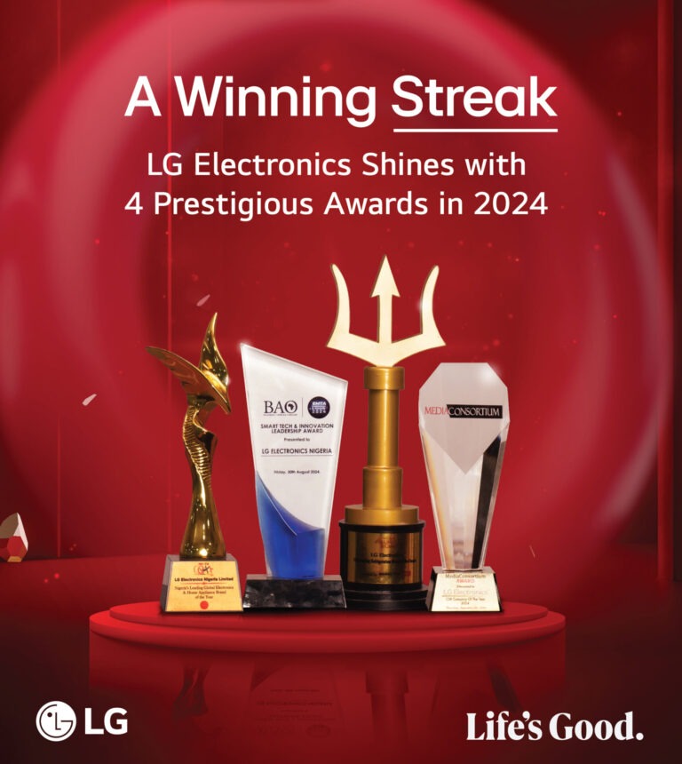 LG Electronics Nigeria Ends 2024 with Prestigious Awards for Innovation and Consumer Excellence
  