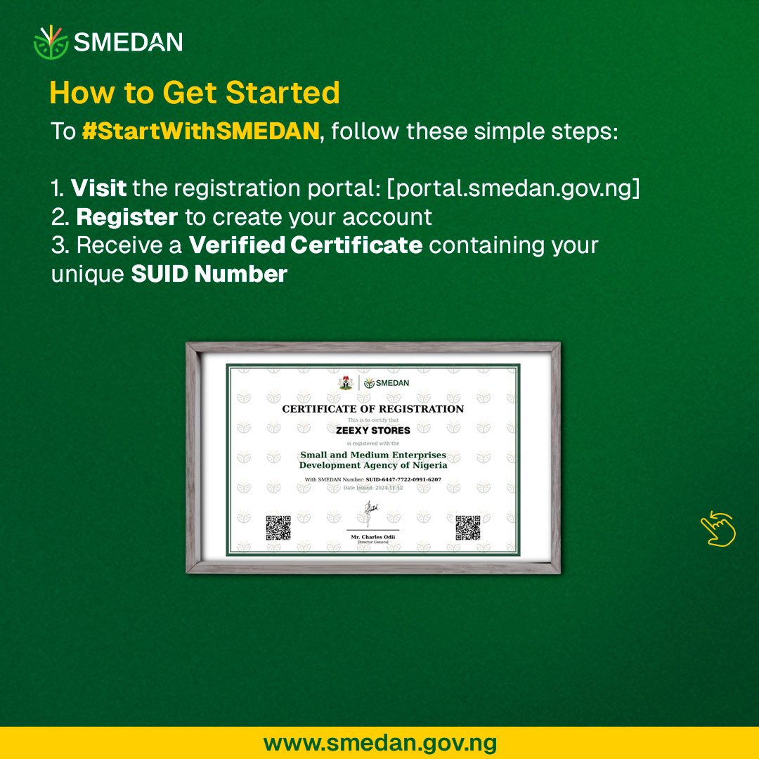 SMEDAN Launches #StartWithSMEDAN to Boost Small Businesses