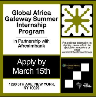 Global Africa Gateway Summer Internship Program