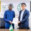 The DG NITDA, Kashifu Inuwa CCIE (left) and the Chief Consultant of the project, Teruyasu Ezure (right) with the signed agreement