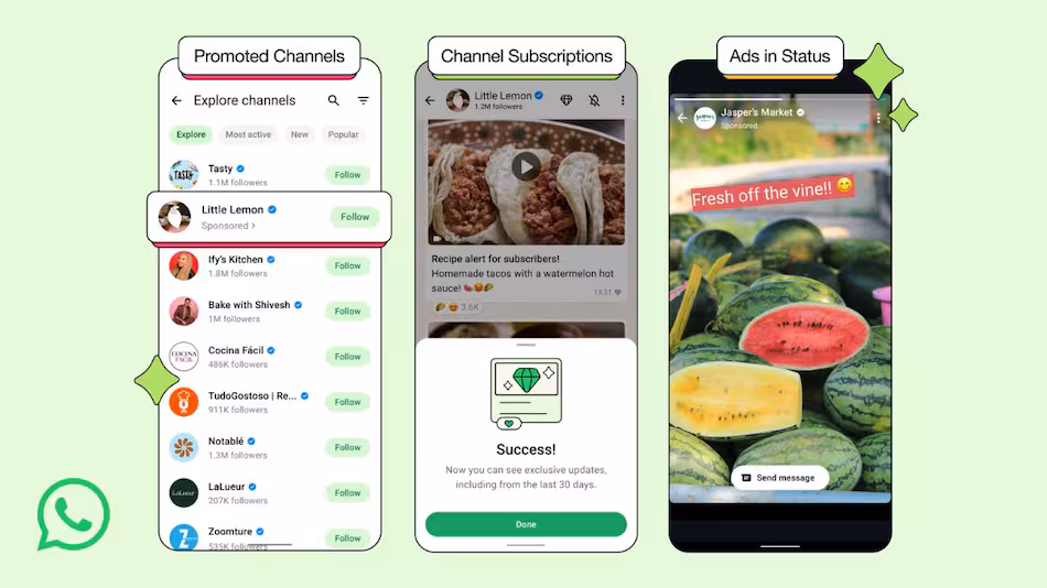 WhatsApp Announces Channel Subscriptions, Status Ads, and Other Business-Related Features 1 WhatsApp Announces