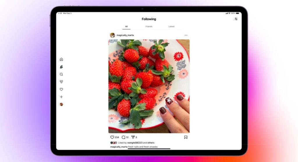 Introducing Instagram for iPad, designed for bigger screens 3 Instagram for iPad 2