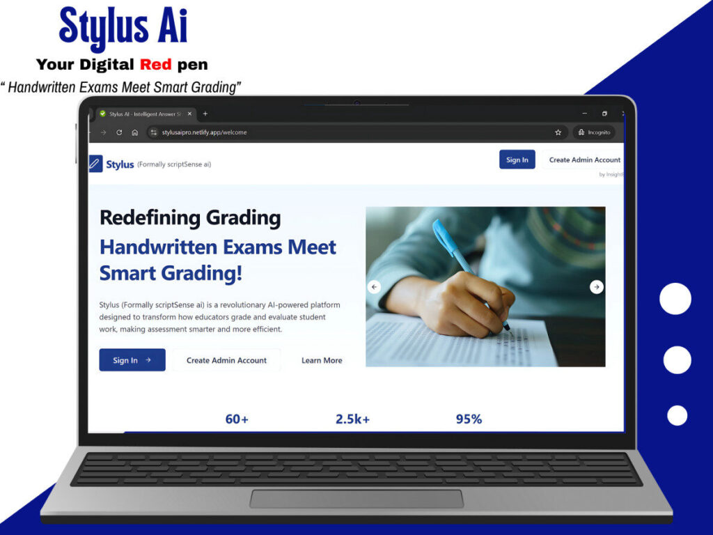 Dabere Michael is using Stylus AI in Eliminating Human Error in Education 3 stylus web view 1