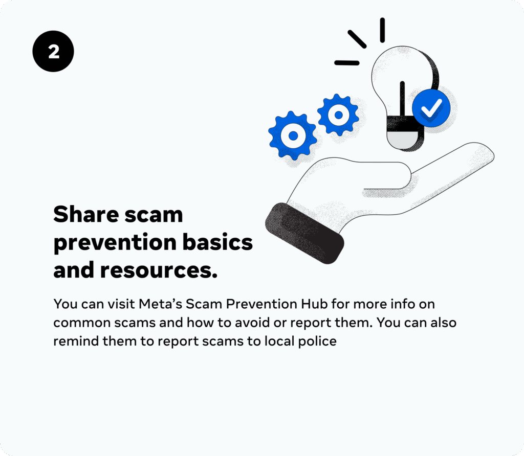 Meta Shares Online Safety Tips to Help Older Adults Avoid Scams 2 02 Tips INTL Carousel 2 1