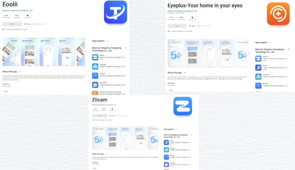 Infected apps on Google Play