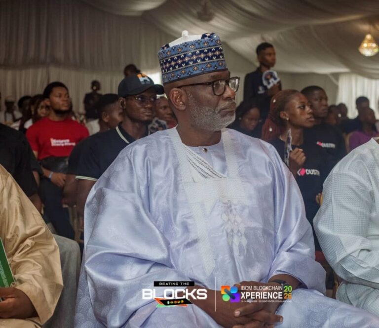 Rt. Hon. Olufemi Richard Bamisile, Chairman of the House Ad-Hoc Committee on Cryptocurrency and POS Operations. - Ibom Blockchain Xperience 2026