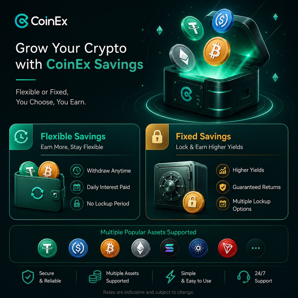 Crypto savings