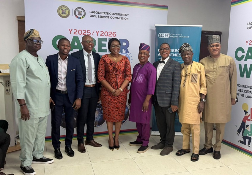 ESET Strengthens Cybersecurity Awareness at Lagos State Civil Service Commission Career Week 2026 3 Zoho and Lagos State Government